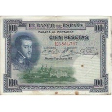 Espanha 100 Pesetas 1925